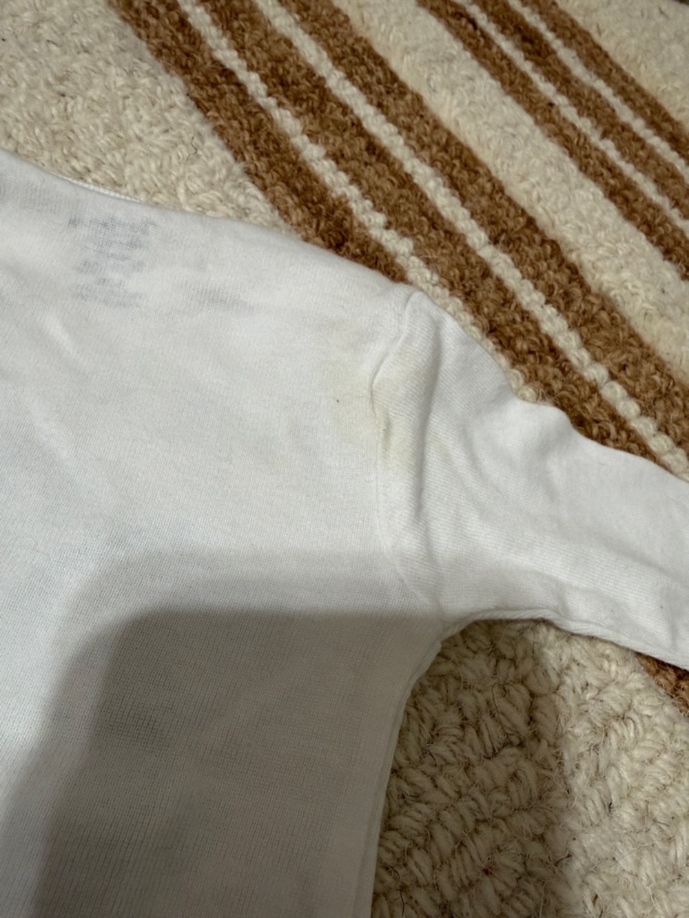 Gerber White Long-Sleeve Bodysuit with Black Turkey Graphic 0/3M - Picture 3 of 3